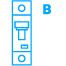 Circuit breakers with "B" characteristic