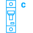 Disjoncteurs avec caractéristique "C"