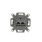 0218/11-101-507^UAE-Anschlussbuchse, RJ45 Kat. 6A ISO-geschirmt, einzelner 8-poliger Stecker, 8(8)Metall
