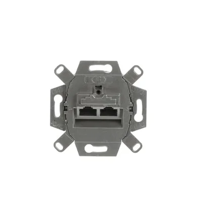 0218/11-101-507^UAE CONNECTION SOCKET, RJ45 CAT. 6A ISO SHIELDED, SINGLE 8-PIN CONNECTOR, 8(8)METAL