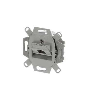 0218/11-101-507^UAE CONNECTION SOCKET, RJ45 CAT. 6A ISO SHIELDED, SINGLE 8-PIN CONNECTOR, 8(8)METAL