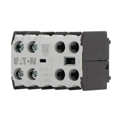 02DILE Auxiliary contact module 2R, centrally mounted