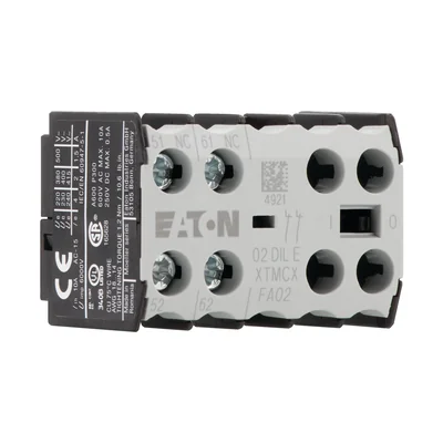 02DILE Auxiliary contact module 2R, centrally mounted