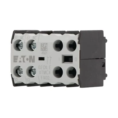 02DILE Modulo di contatto ausiliario 2R, montato centralmente