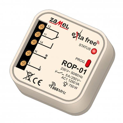 1-channel radio receiver TYPE: ROP-01