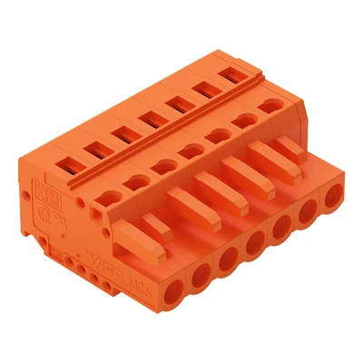 1-conductor CAGE CLAMP® socket, orange 231-307/026-000