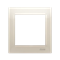 1-fach Universalrahmen für Karton-Gipskartons IP20 / IP44 creme