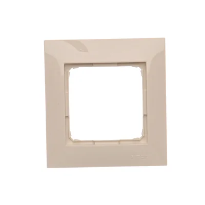 1-fach Universalrahmen für Karton-Gipskartons IP20 / IP44 creme