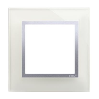 1-fold frame Nature-Glass SILVER MIST IP20/IP44