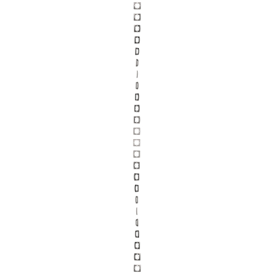 1-fold inox frame (metallic)