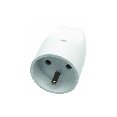 1-fold portable socket Z/U white