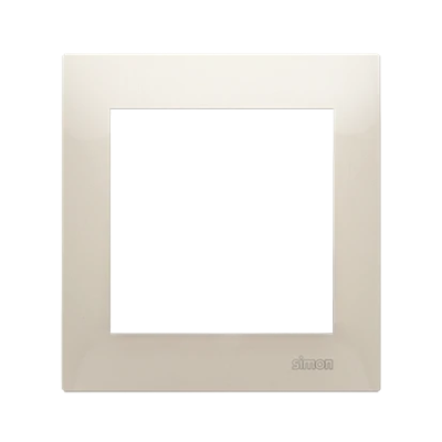 1-fold universal frame for cardboard-gypsum boxes IP20 / IP44 cream