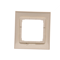 1-fold universal frame for cardboard-gypsum boxes IP20 / IP44 cream