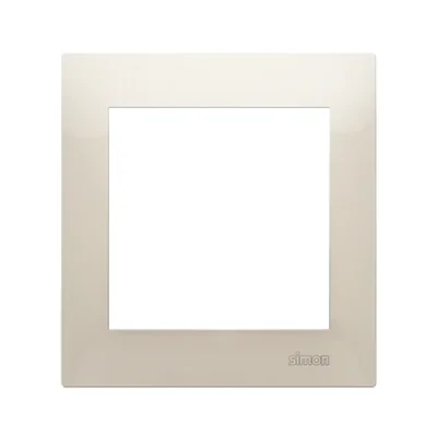 1-fold universal frame for cardboard-gypsum boxes IP20 / IP44 cream