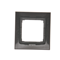 1-fold universal frame for plasterboard boxes IP20 / IP44 brown matt (metallic)