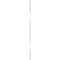 1-fold universal frame for plasterboard boxes IP20 / IP44 silver (metallic)