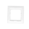 1-fold universal frame IP20 / IP44 white