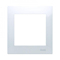 1-fold universal frame IP20 / IP44 white