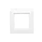 1-fold universal frame IP20 / IP44 white