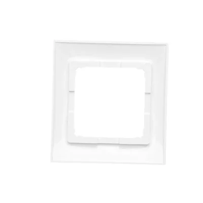 1-fold universal frame IP20 / IP44 white