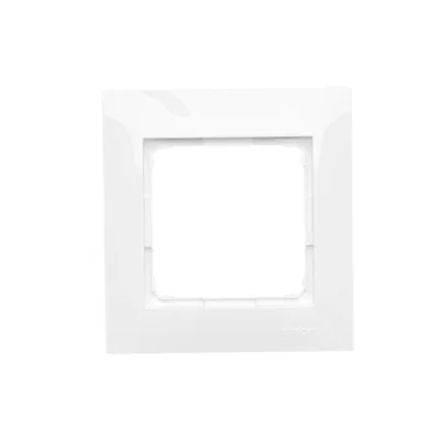 1-fold universal frame IP20 / IP44 white