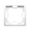 1-fold white frame