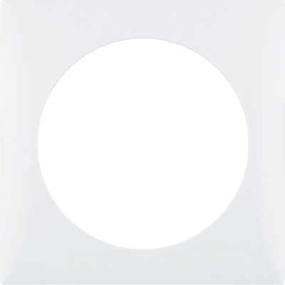 1-fold white frame