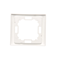 1-gang frame for splash-proof version IP44 with a white gasket