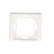 1-gang frame for splash-proof version IP44 with a white gasket
