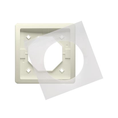 1-gang frame for splash-proof version IP44 with beige gasket