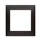 1-gang universal frame for plasterboard boxes IP20 / IP44 anthracite (metallic)