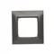 1-gang universal frame for plasterboard boxes IP20 / IP44 anthracite (metallic)