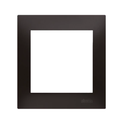 1-gang universal frame IP20 / IP44 anthracite (metallic)