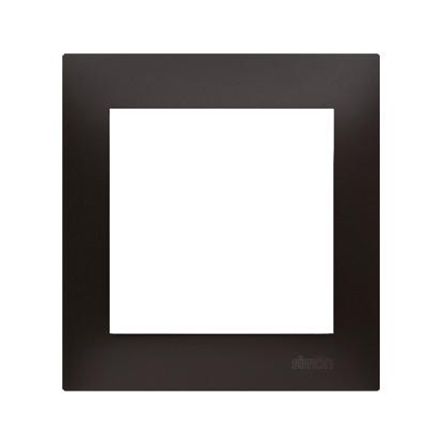 1-gang universal frame IP20 / IP44 anthracite (metallic)