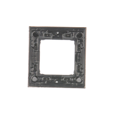 1-gang universal frame IP20 / IP44 dark steel