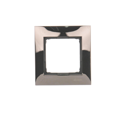 1-gang universal frame IP20 / IP44 dark steel