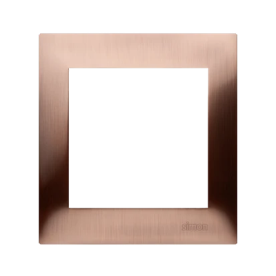 1-gang universal frame IP20 / IP44 rustic copper