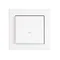 1-key 2-channel white radio button for lighting control