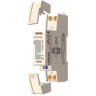 1-phase LCD electricity meter TYPE: LEM-02