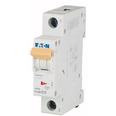 1-pole miniature circuit breaker, PLSM-C13-MW