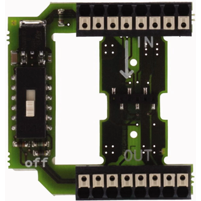 1-position plate adapting the control pendant to the SmartWire-DT system