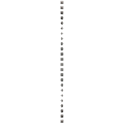 1-way loudspeaker socket with description field (module) metallic satin