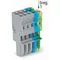 1-wire socket CAGE CLAMP 4mm2 grey-blue-yellow-green