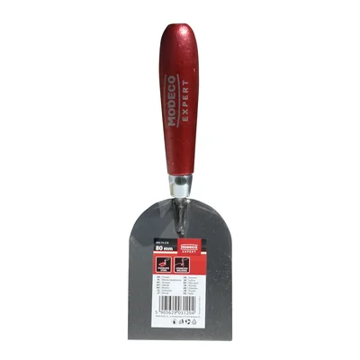 100 mm polished stainless steel trowel, hardened, welded
