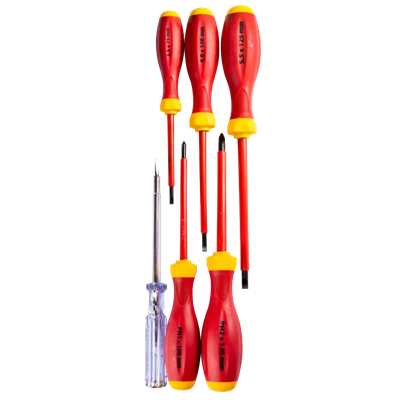 1000V VDE insulated screwdriver set, 6 pieces