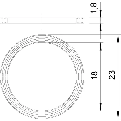 107 F PG11 PE Gasket