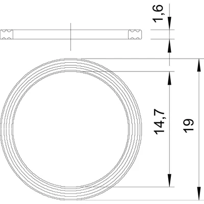 107 F PG9 PE-Dichtung