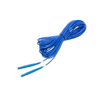 10m modrý kabel U1 s banánkovými konektory