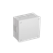 „110” 6-inlet surface-mounted box with rubber glands 118x118x68mm IP55 cover with 4 screws white