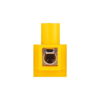 12-track terminal block 10 mm2 with anti-cutting pad TLZ-10 yellow A12-2351